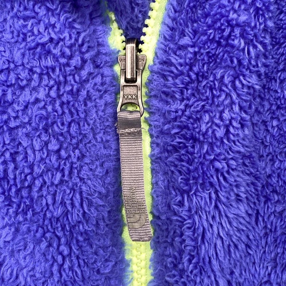The North Face Girls Fuzzy Teddy Bear Full Zip Jacket Coat‎ Size XL (18)